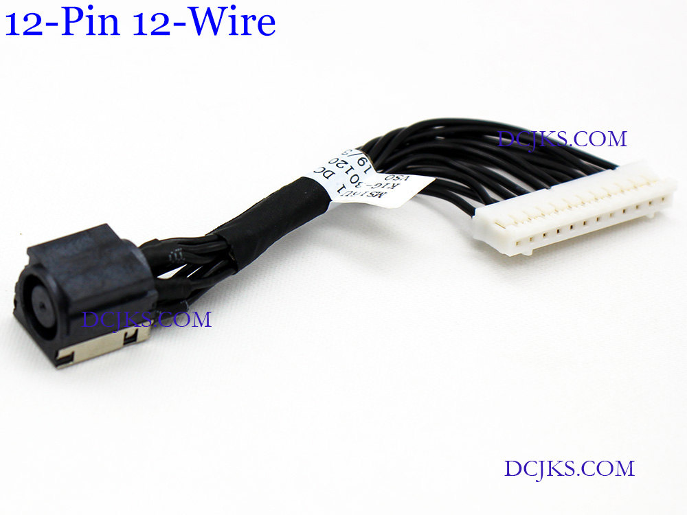 (image for) DC Jack IN Cable for MSI GL65 Leopard 9RC 9SCK 9SCSK 9SCSR 9SCXK 9SCXR 9SDK 9SDR 9SEK 9SEX 9SFK 9SFX Power Connector Charging Port DC-IN MS-16U4 MS-16U5